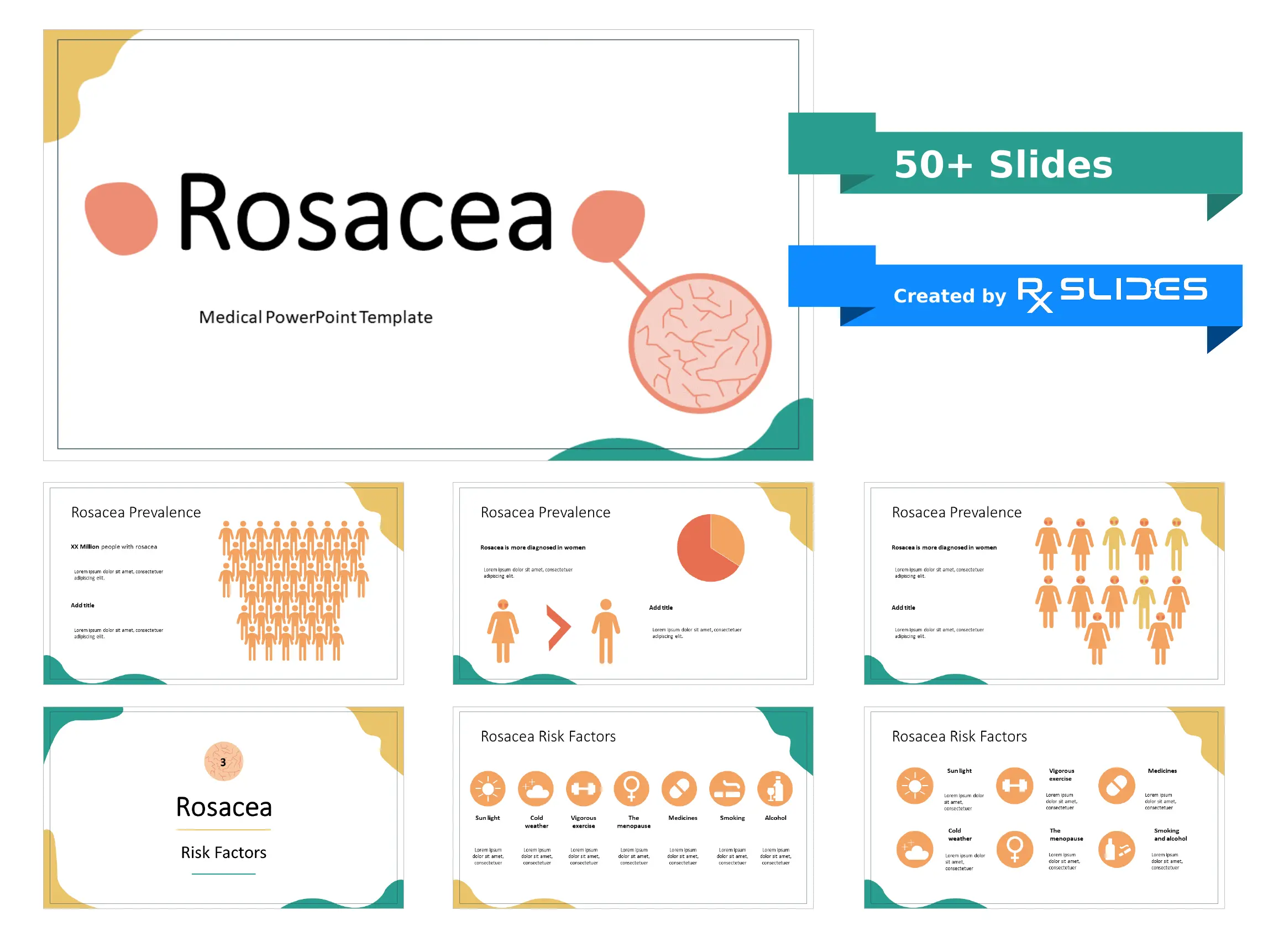 Download Rosacea PowerPoint Template RxSlides Download rosacea powerpoint template rxslides